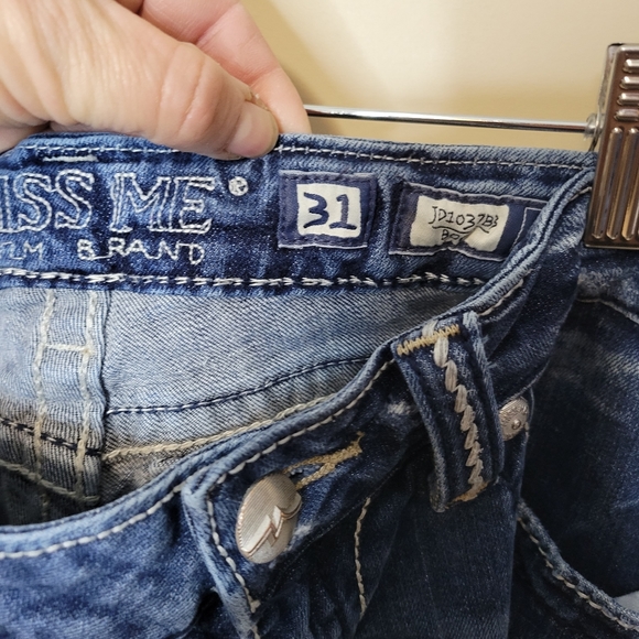 Miss Me Embellished Boot Cut Denim Size 31 - Picture 4 of 7